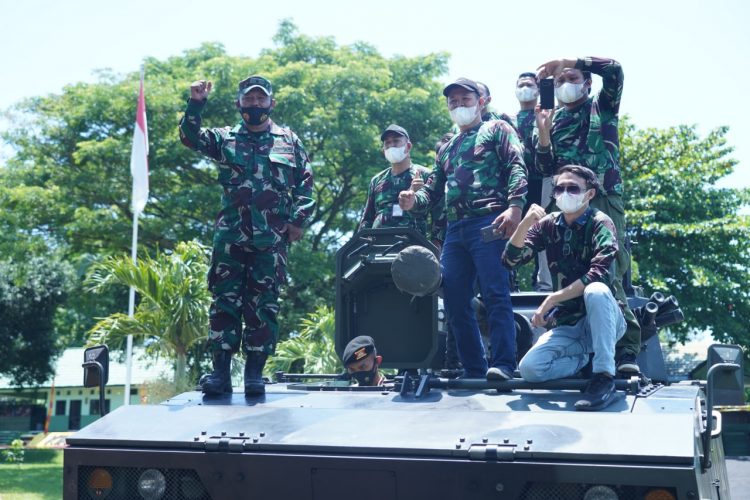 Pendam XIII/Merdeka Kenalkan ke Media Satuan Kikav 10/Msc