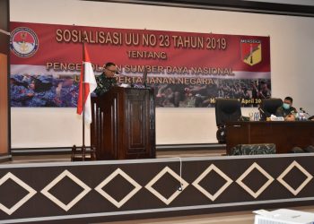 Kodam XIII/Merdeka Sosialisasikan Pembentukan Komponen Cadangan Matra Darat