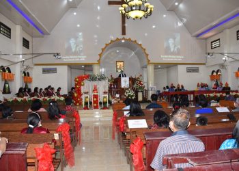 Danrem Santiago Hadiri Perayaan HUT Jemaat GMIM Eben Haezer