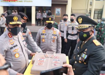 Hari Bhayangkara Danrem 131/Santiago Buat Surprise, Kapolda Sulut: Luar Biasa, Ini Suatu Penghargaan