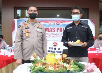 Humas Polda Sulut Syukuran Sederhana HUT ke-70 Humas Polri