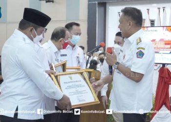 Pemkab Bolsel Dapat Penghargaan Paritrana Award 2021
