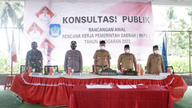 Pemkab Bolsel Gelar Konsultasi Publik Ranwal RKPD 2023
