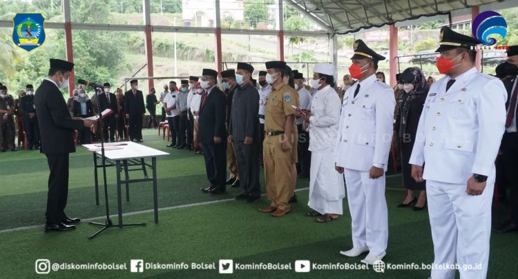Pelantikan Pejabat Pemkab Bolsel