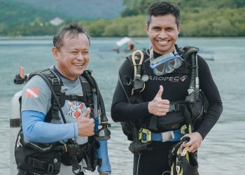 Terpukau, Kapolres Suryana Sebut Laut Bolsel Indah dan Bersih