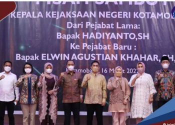 Iskandar – Deddy Hadiri Pisah Sambut Kajari Kotamobagu