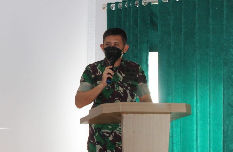 Hadapi Cuaca Buruk dan Bencana Alam, Kolonel Daniel Lalawi Tetap Siagakan Prajurit Kodim 1309/Manado