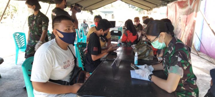 Kodim 1309/Manado Kembali Gencarkan Serbuan Vaksin Covid 19