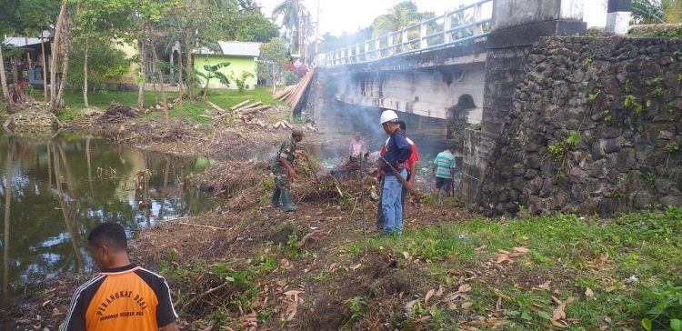 Perbatasan Indonesia Punya Danau Lota yang Indah, Koramil 1312/Lirung dan Warga Moronge Bahu Membahu Bangun Destinasi Wisata
