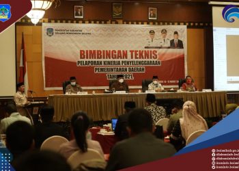 Wabup Deddy Abdul Hamid Tutup Bimtek LPPD Bolsel