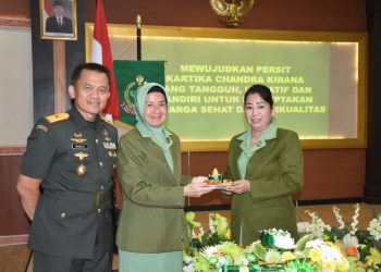 Korem 131/Santiago Syukuran Peringati HUT Persit Kartika Chandra Kirana