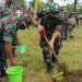 Dandim 1309/Manado Turut Menanam Pohon Ribuan Pohon Ribuan untuk Cegah Banjir dan Erosi