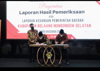 Pemkab Bolsel Raih WTP Delapan Kali Berturut-turut dari BPK RI