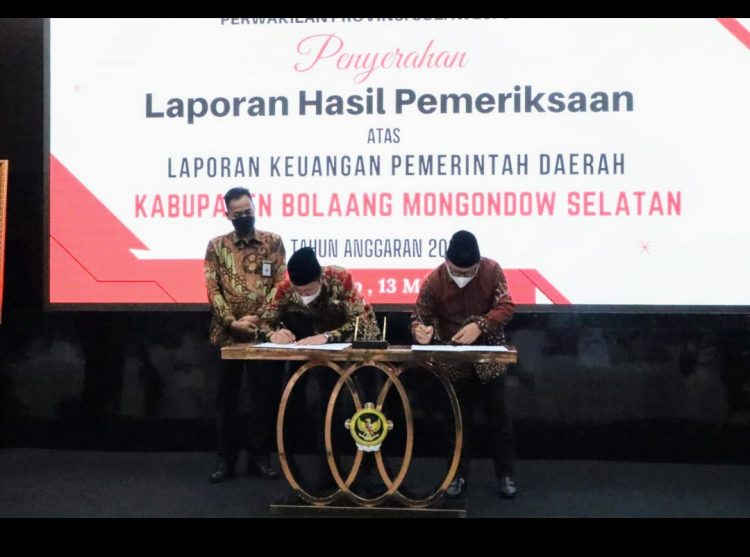 Pemkab Bolsel Raih WTP Delapan Kali Berturut-turut dari BPK RI