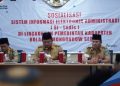 Buka Sosialiasi SI Ledis, Wabup Bolsel: Tingkatkan Kinerja Pelayanan Administrasi