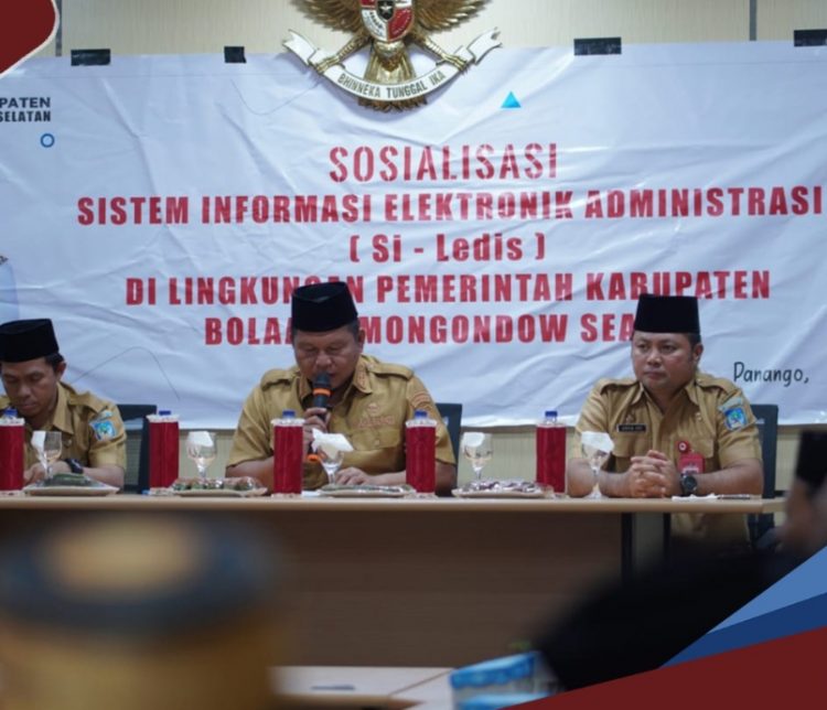 Buka Sosialiasi SI Ledis, Wabup Bolsel: Tingkatkan Kinerja Pelayanan Administrasi