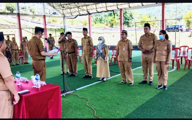 Bupati Bolsel Lantik Sejumlah Pejabat