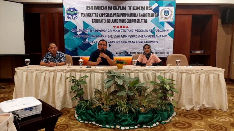 Tingkatkan Kapasitas, DPRD Bolsel Ikuti Bimtek