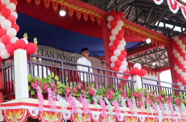 HUT Posigadan, Bupati Bolsel: Jangan Lupakan Sejarah Dalam Merancang Masa Depan