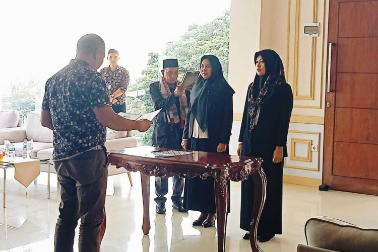 3 Pejabat Eselon IV Pemkab Boltim Dilantik