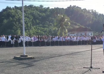 Pimpin Apel Kerja Perdana Pemkab Bolsel, Ini Pesan Bupati Iskandar Kamaru