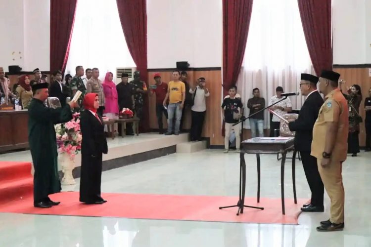 DPRD Bolsel Gelar Paripurna Istimewa PAW Fraksi PDI Perjuangan