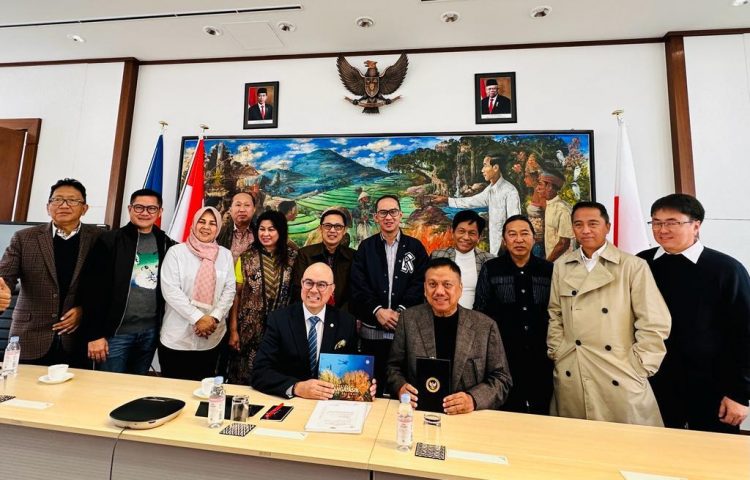 Wali Kota Kotamobagu Paparkan Potensi Budidaya Ikan Sidat di Kedubes RI di Jepang