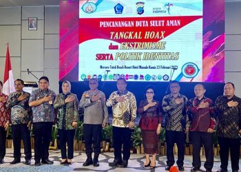 Tatong Bara Hadiri Pencanangan Duta Sulut Aman Tangkal Hoax dan Extrimisme