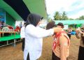 Walikota Tatong Bara Hadiri Perkemahan Gabungan Pondok Pesantren Assalam Manado