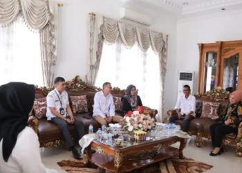 Wali Kota Tatong Bara Terima Kunjungan KPUD Kotamobagu