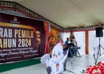 Hadiri Kirab Pemilu 2024, Ini Harapan Wali Kota Tatong Bara