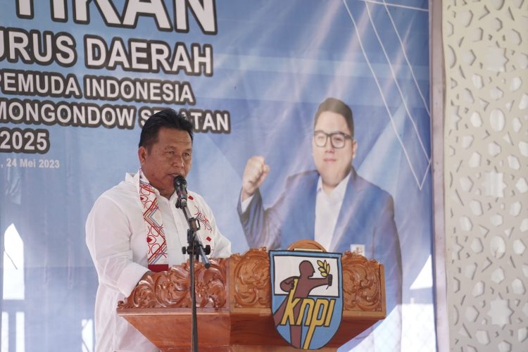 Hadiri Pelantikan DPD KNPI Bolsel, Wabup Deddy: Pemuda Bukan Hanya Punya Angan