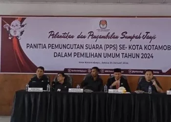 Sekkot Kotamobagu Hadiri Pelantikan PPS