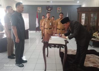 Sekkot Kotamobagu Lantik Pejabat Esselon III