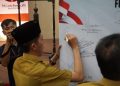 Iskandar – Deddy Ikut Seminar Nasional Moderasi Beragama Merah Putih