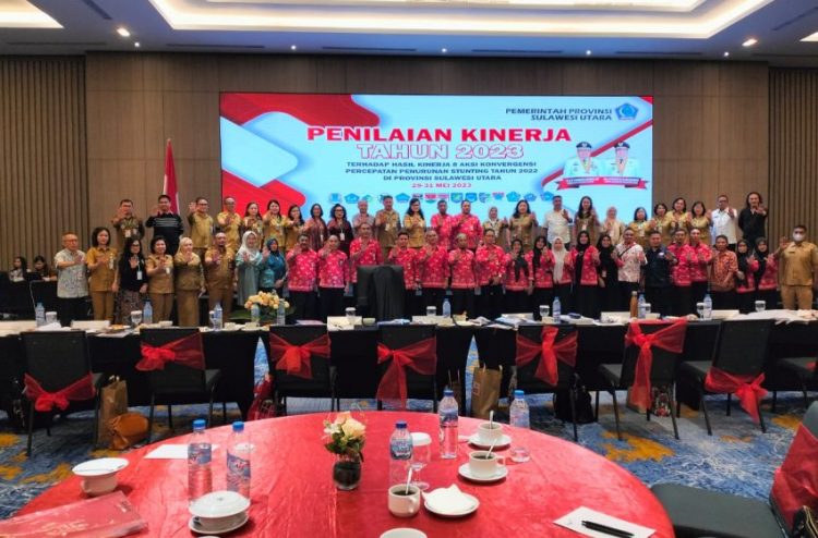 Wabup Bolsel Hadiri Penilaian Delapan Aksi Konvergensi Percepatan Penurunan Stunting di Sulut