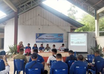 Satpol PP Kotamobagu Terima Materi Pelatihan Pemadam Kebakaran