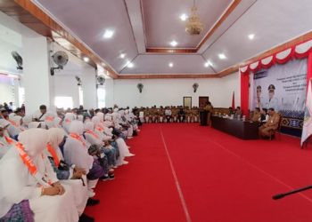 Walikota Tatong Bara Lepas dengan Resmi 115 Jamaah Calon Haji Kotamobagu