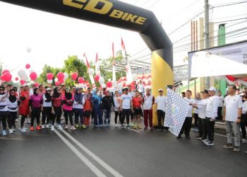 Wakil Walikota Launching Rangkaian Semarak HUT ke – 78 Republik Indonesia