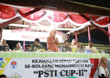 Walikota Tatong Bara Secara Resmi Tutup Kejuaraan Sepak Takraw PSTI Cup II Kotamobagu 2023
