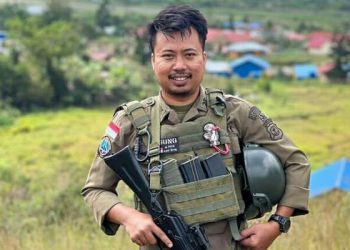 Satgas Damai Cartenz VS KKB di Pegunungan Bintang, Anggota Brimob Polda Sulut Meninggal