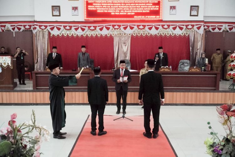 DPRD Bolsel Gelar Paripurna PAW Dua Aleg