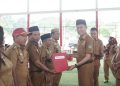 Pemkab Bolsel Serahkan Pagu DD dan ADD 2024