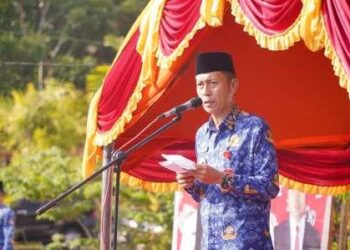Pimpin Apel Pasca Libur Lebaran, Bupati Iskandar Kamaru Tegaskan Hal ini