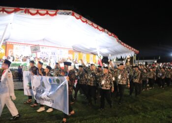 Meriah, Pembukaan MTQ ke-30 Se Provinsi Sulut di Kotamobagu