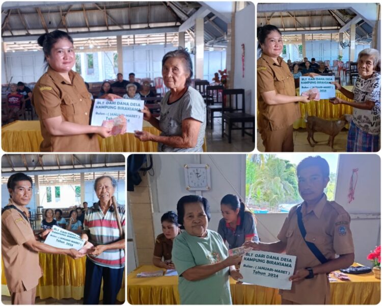 20 KPM di Kampung Birakiama Terima Bantuan Tunai Senilai Rp18 Juta