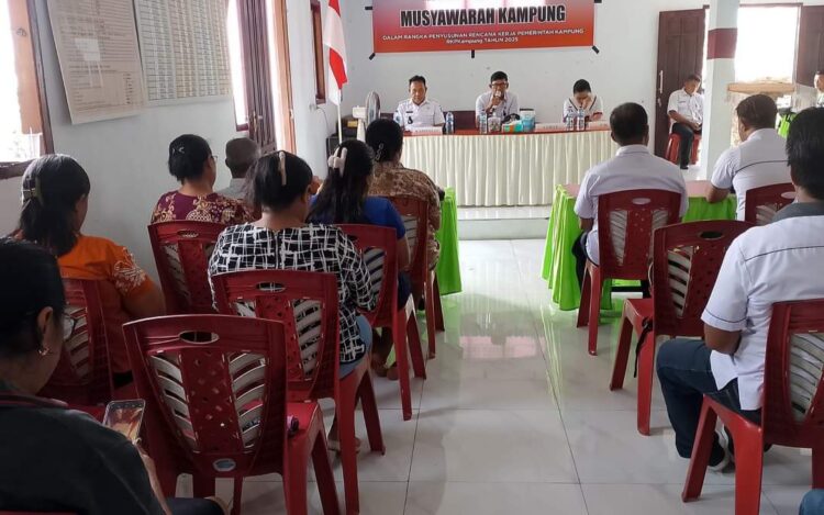 Dihadiri Camat Tagulandang Selatan, Pemerintah Kampung Birakiama Gelar Muskam
