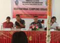 Bahas Rencana Kerja Tahun 2025, Ini Pesan Camat Heron Manahampi Kepada Pemerintah Kampung Birarikei