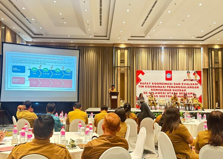 Rakorev Penanggulangan Kemiskinan, Wabup Deddy Paparkan Capaian Pemkab Bolsel