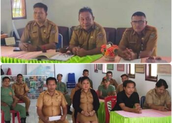 Tertib Administrasi, Pemerintah Kampung Birakiama Terima Kunjungan Tim Monev Kecamatan